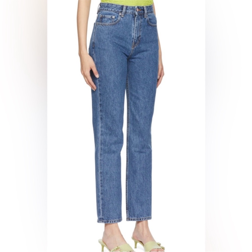 Ganni Swigy mid blue stone